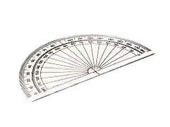 Traditional protractor